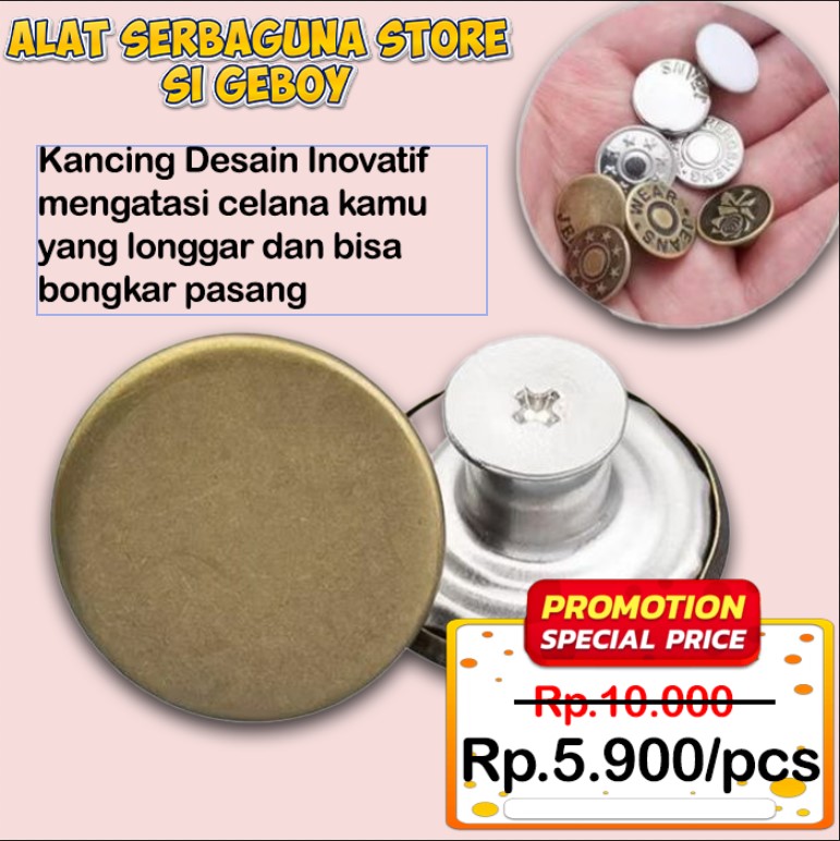 Kancing Bisa Lepas Pasang Murah