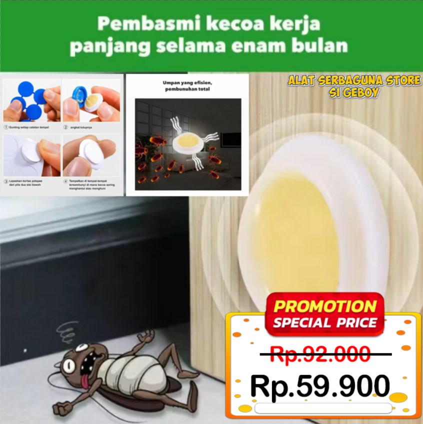 Racun Pembasmi Kecoa Ampuh 100% Murah