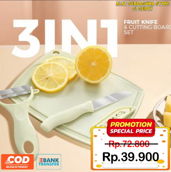 Pisau Berkualitas 1 Set 3 In 1